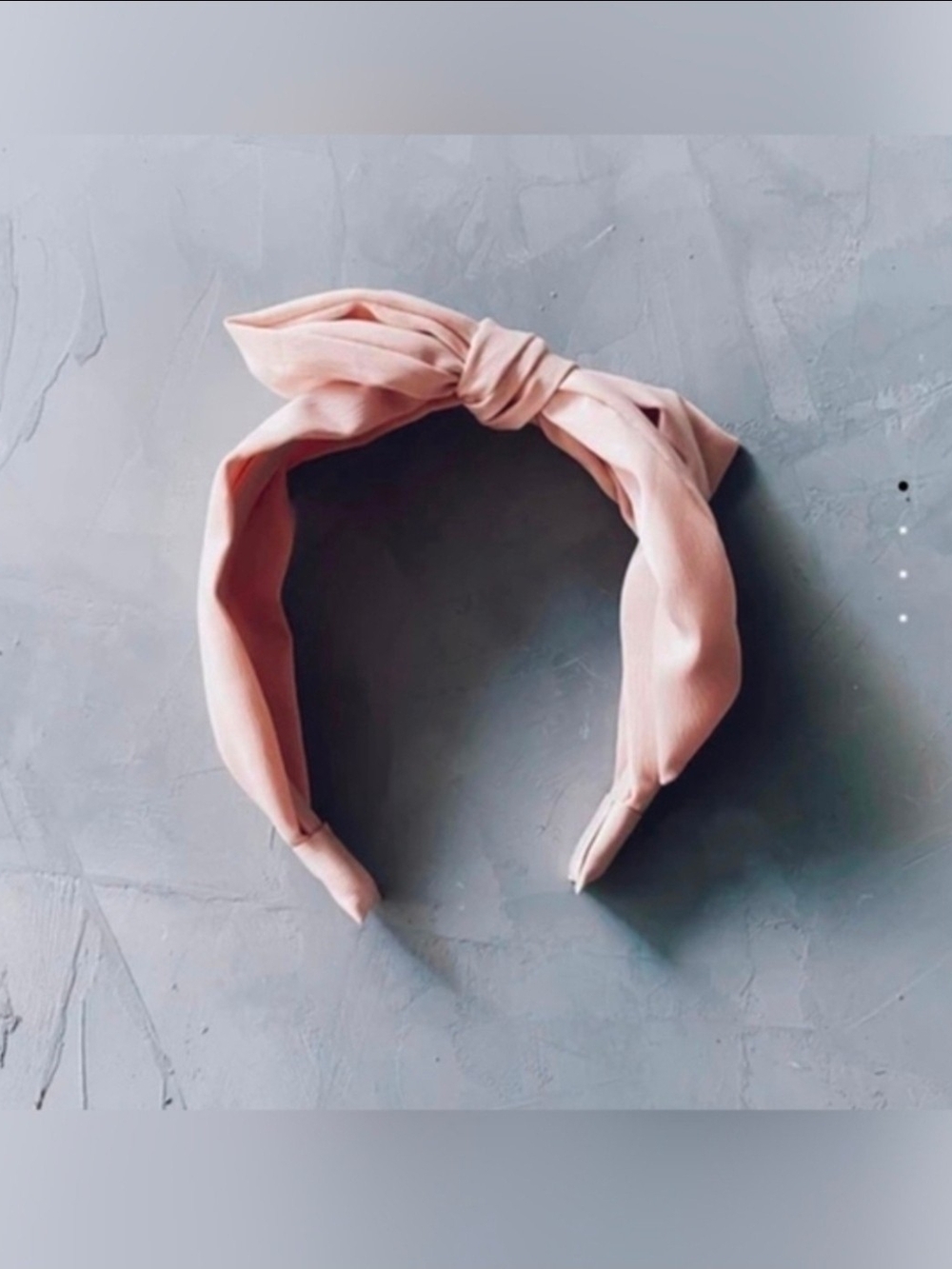 Kristin Ess The Satin Headband in Blush BNIB